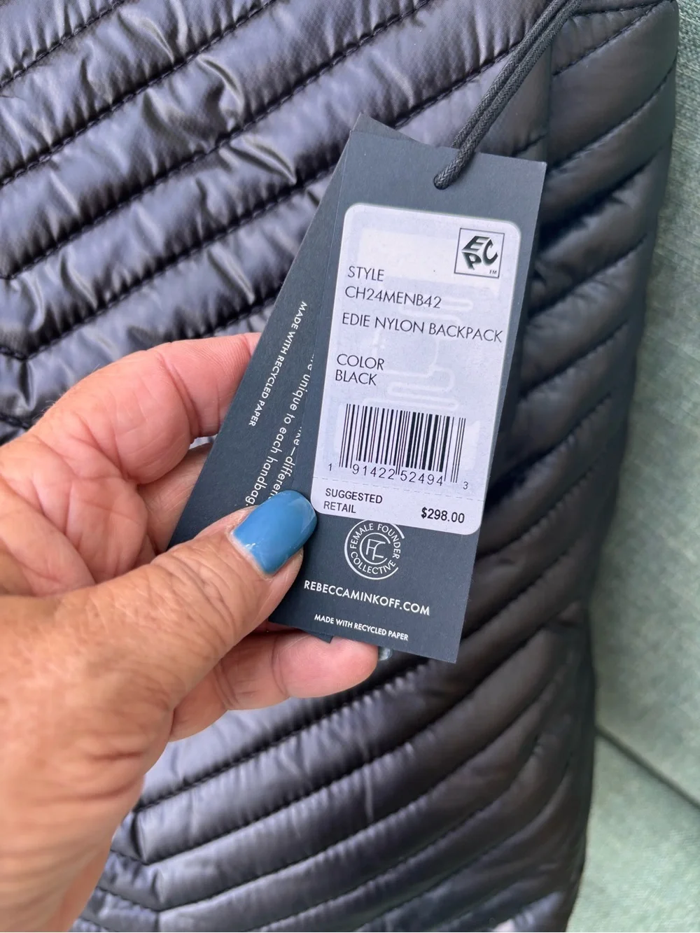 Rebecca Minkoff Quilted Backpack